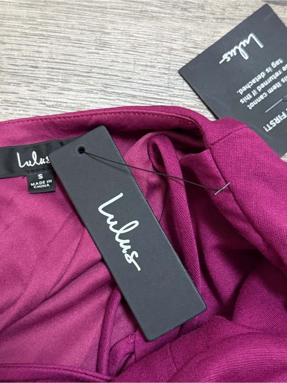 Lulus Believe in Love Magenta Backless Skater Dress Size S NWT - Picture 8 of 10
